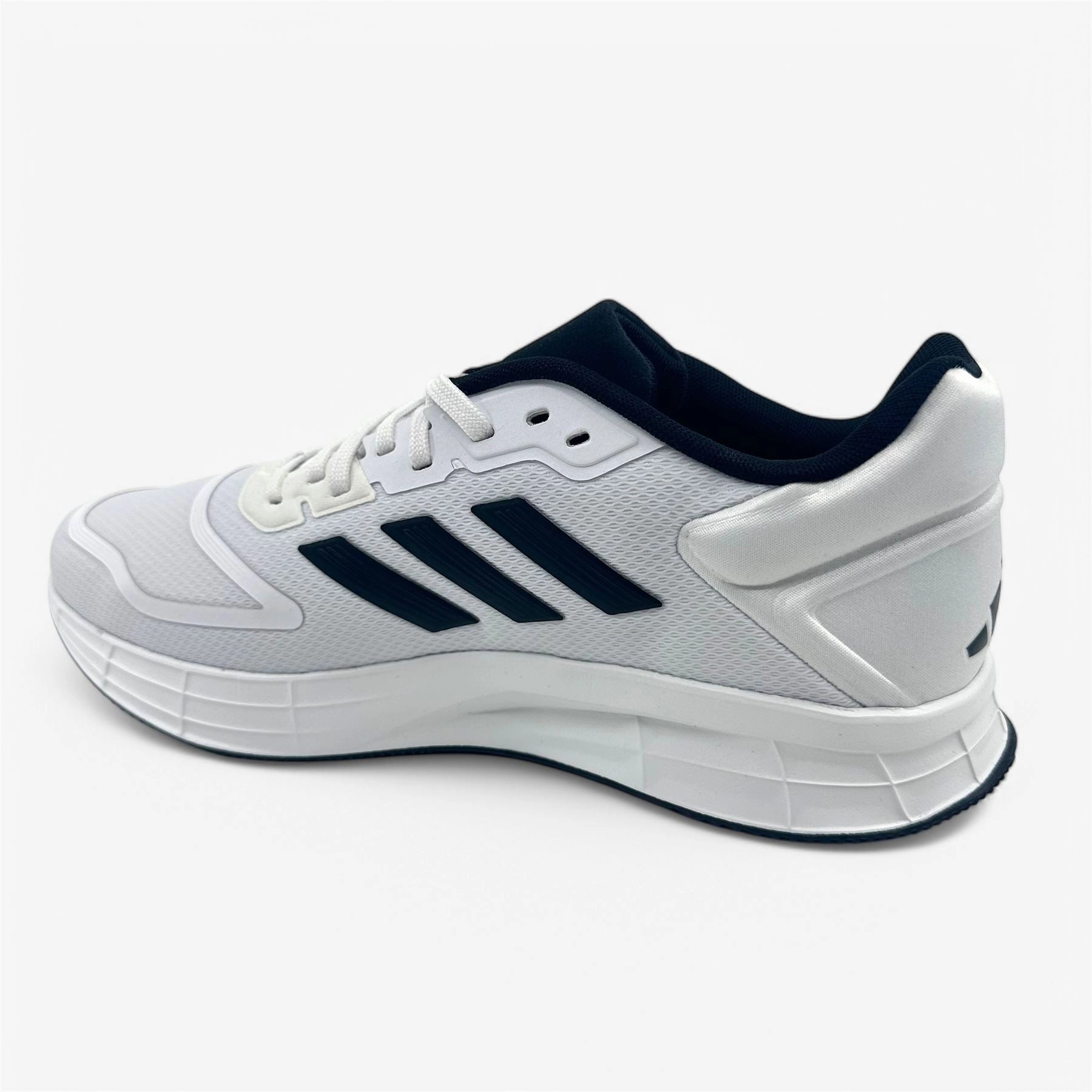 Adidas Duramo 10 Cloud White Core Black Mens Athletic Sneaker Running Shoes Best For Shin Splints