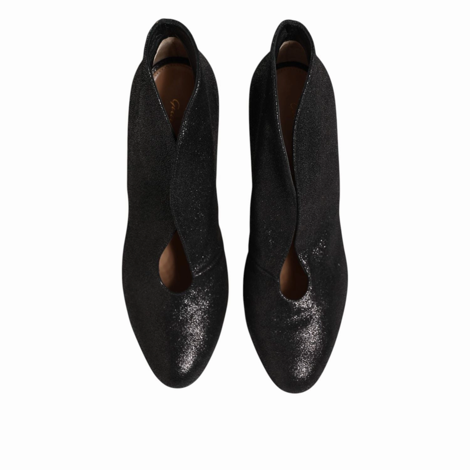 Gianvito Rossi Metallic Black Pump Stiletto Heels Shoes Running Shoes Website