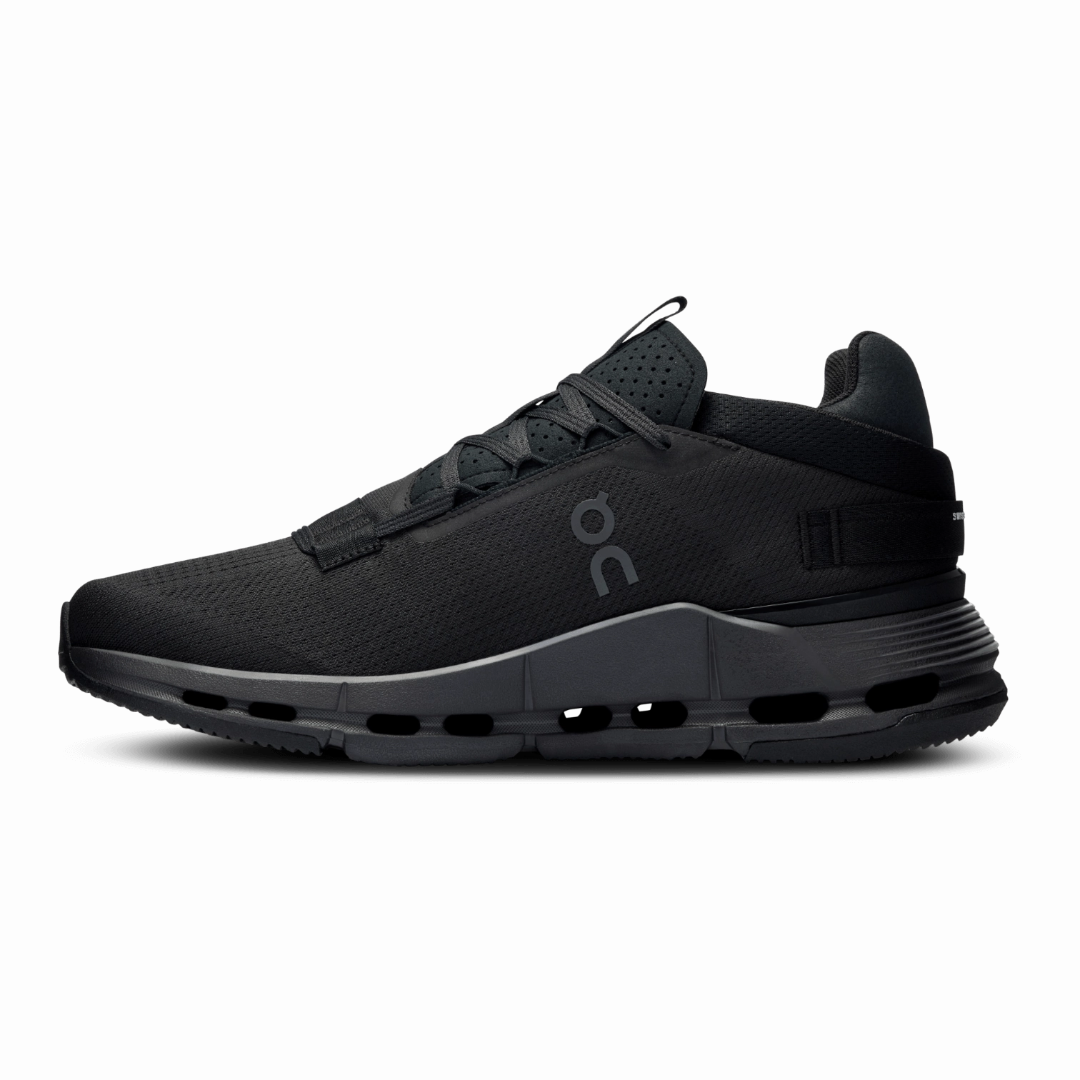 On Cloudnova 2 "New Generation" All Black 3ME30210485 Running Shoes That Support Arches