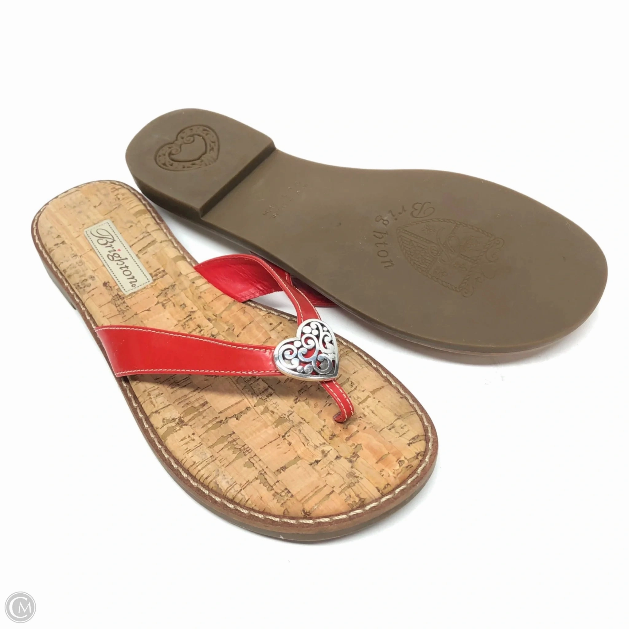Sandals Flip Flops By Brighton In Red, Size: 8.5 Bahia Flip Flops