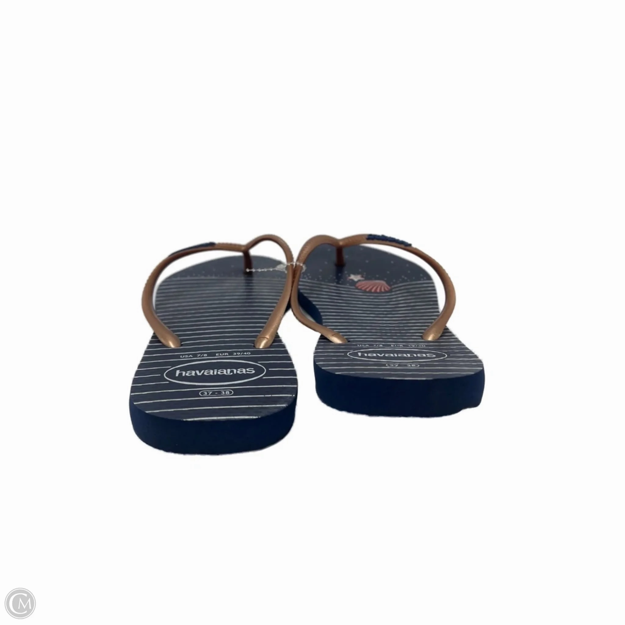 Youth Rainbow Flip Flops Sandals Flip Flops By Havaianas In Blue, Size: 8