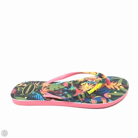 Slides Or Flip Flops Sandals Flip Flops By Havaianas In Multi-colored, Size: 9
