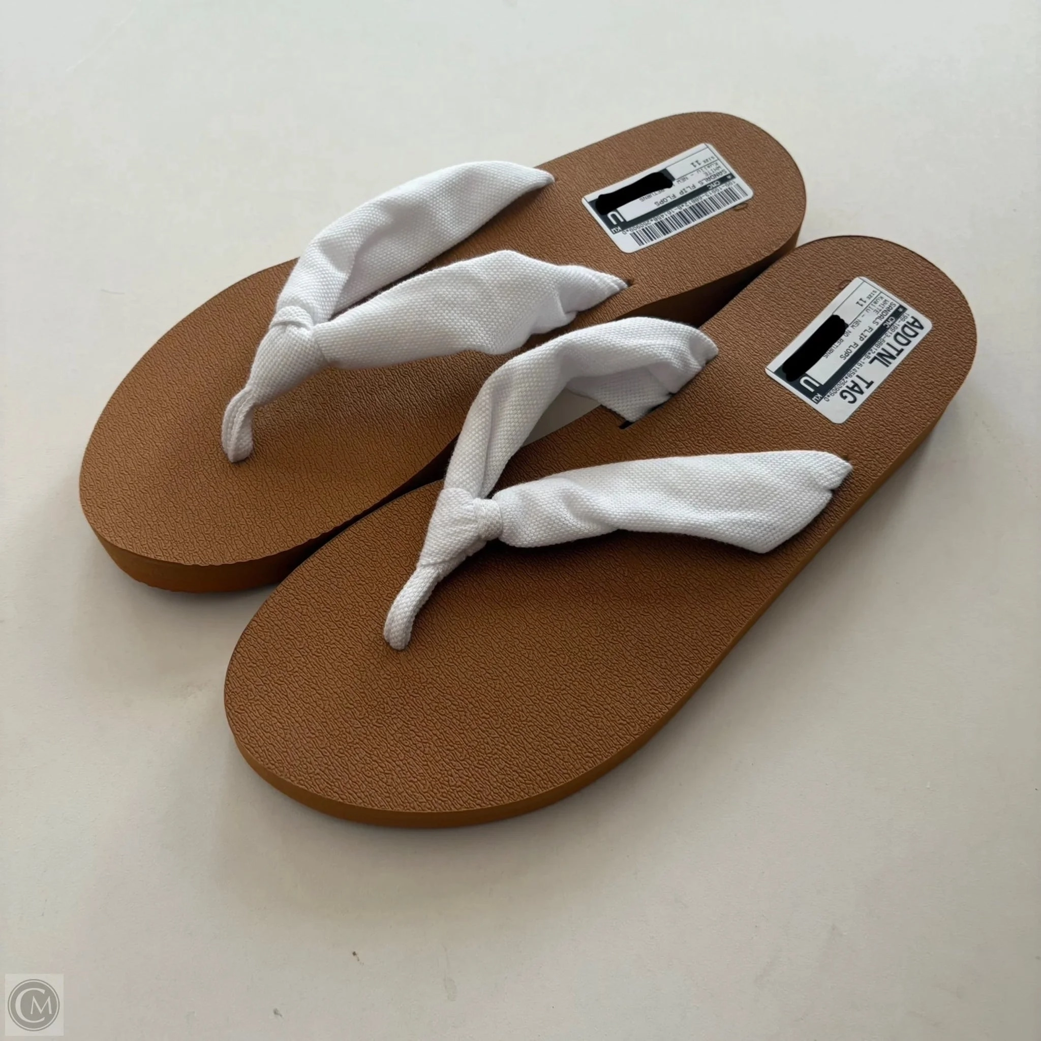 Sporto Flip Flops Sandals Flip Flops By Kuailu In White, Size: 11