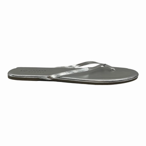 Worlds Best Flip Flops Sandals Flip Flops By Lc Lauren Conrad In Silver, Size:8