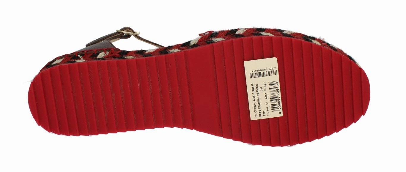 Slip On Sandals Floral Leather Espadrilles Sandals