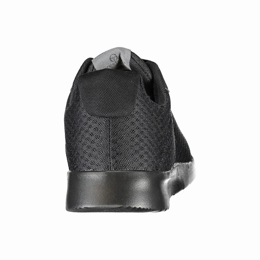 Asics Skyhand Og Sneakers Sergio Tacchini Sleek Black Sneakers with Embroidered Detail