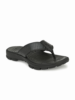 SF Black Comfort Slippers Best Slippers For Neuropathy