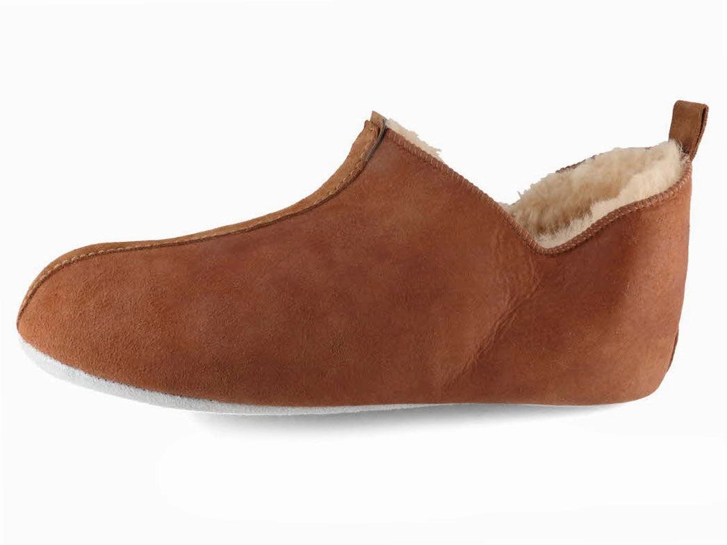 SHEPHERD Men Slippers 'Henrik', antique cognac 26047 Party Slippers Dr
