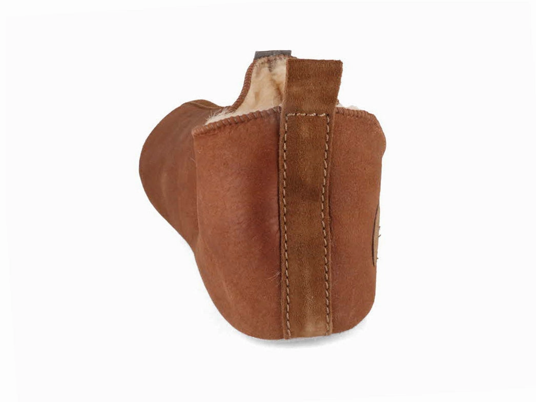 SHEPHERD Men Slippers 'Henrik', antique cognac Walmart Moccasin Slippers