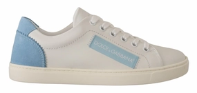 Amiri Sneakers White Blue Leather Low Top Sneakers Shoes