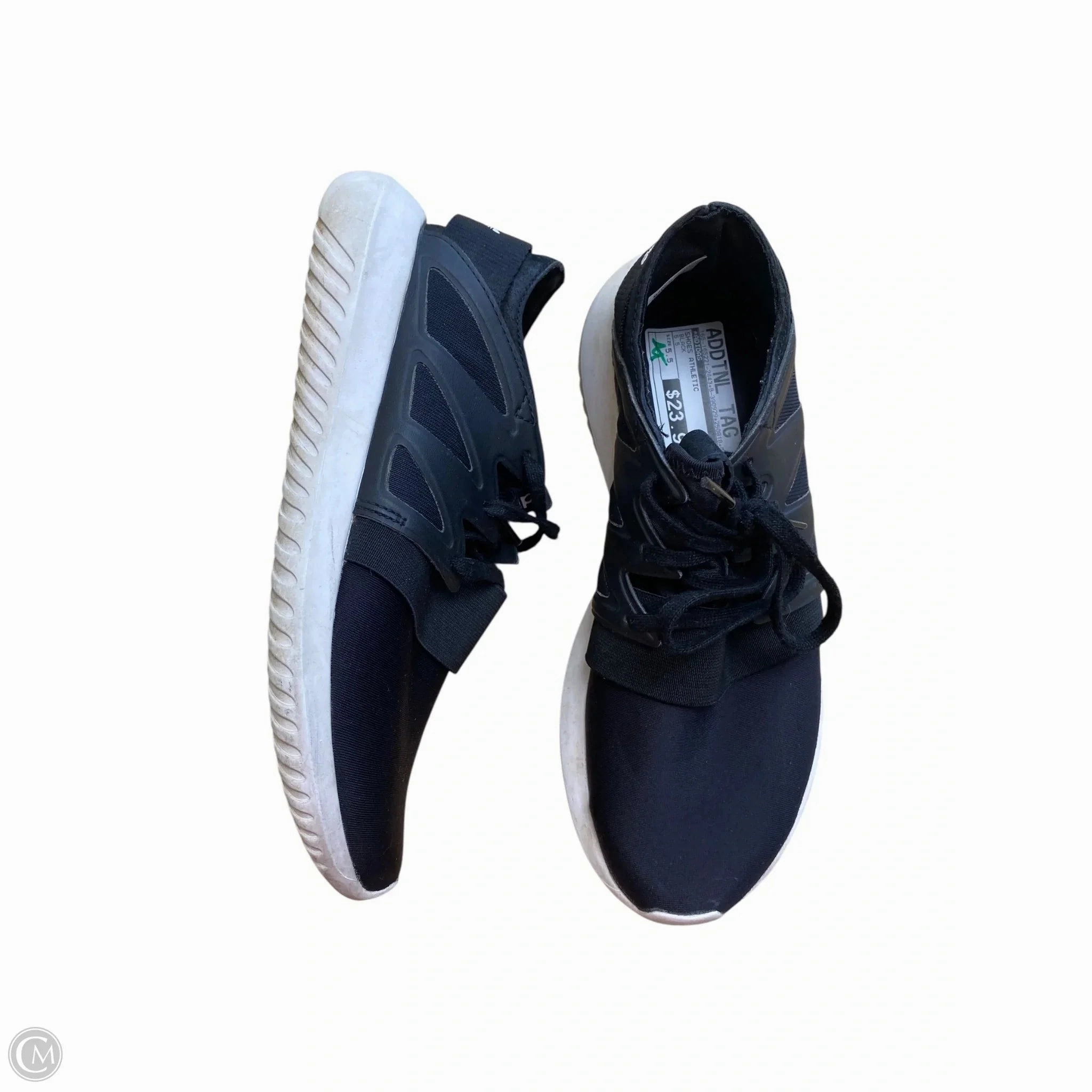 Cheap Adidas Running Shoes Shoes Athletic By Adidas In Black, Size: 5.5