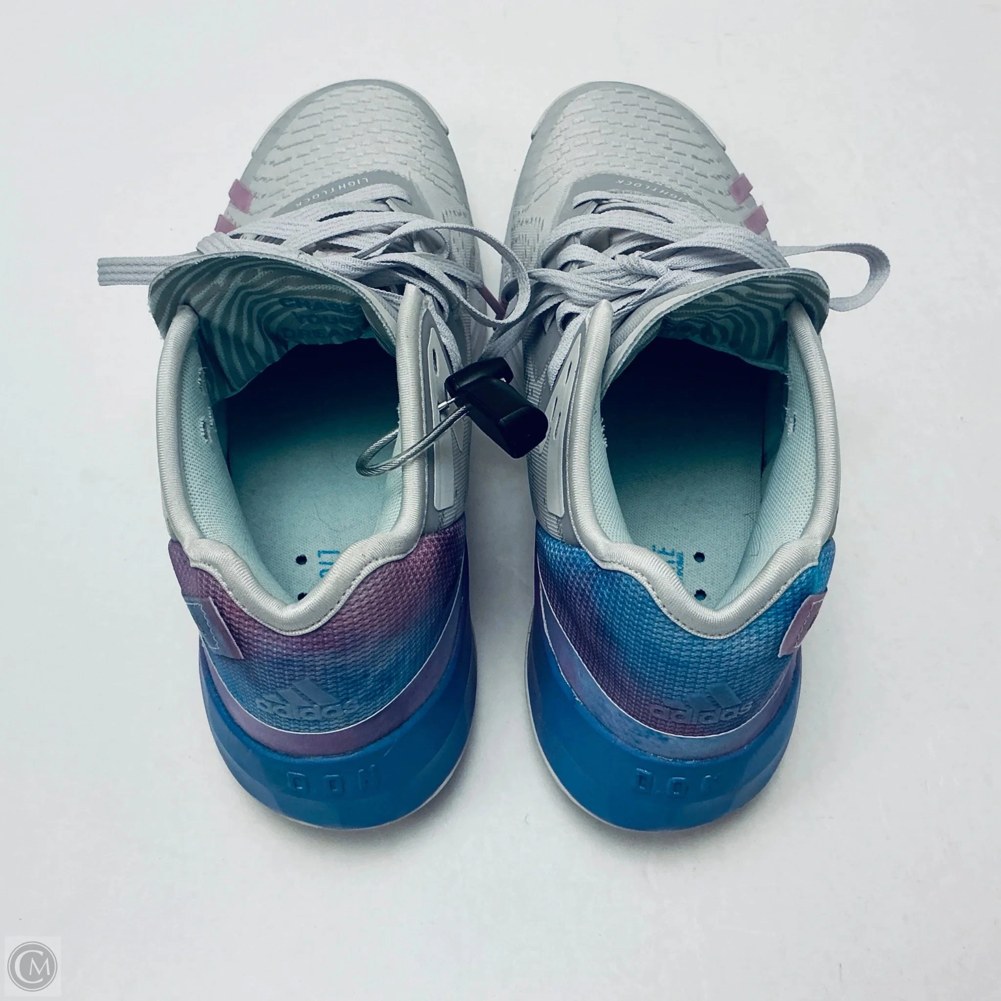 Mesh Adidas Shoes Shoes Athletic By Adidas In Grey & Purple, Size: 9