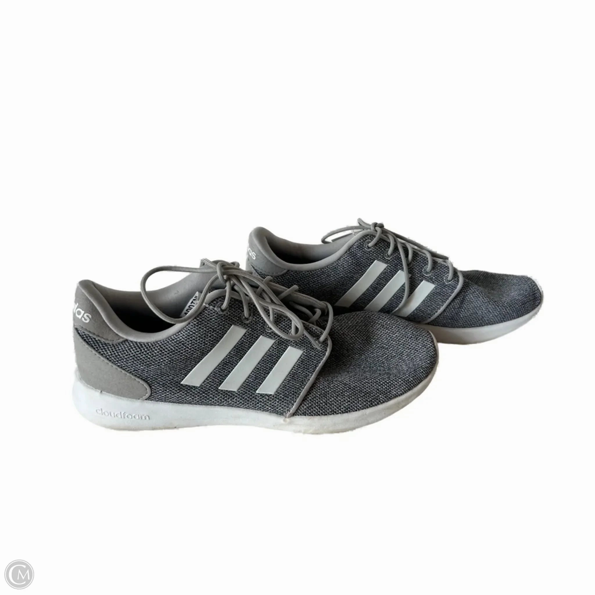Shoes Athletic By Adidas In Grey & White, Size: 10 Adidas Sparkling Shoes