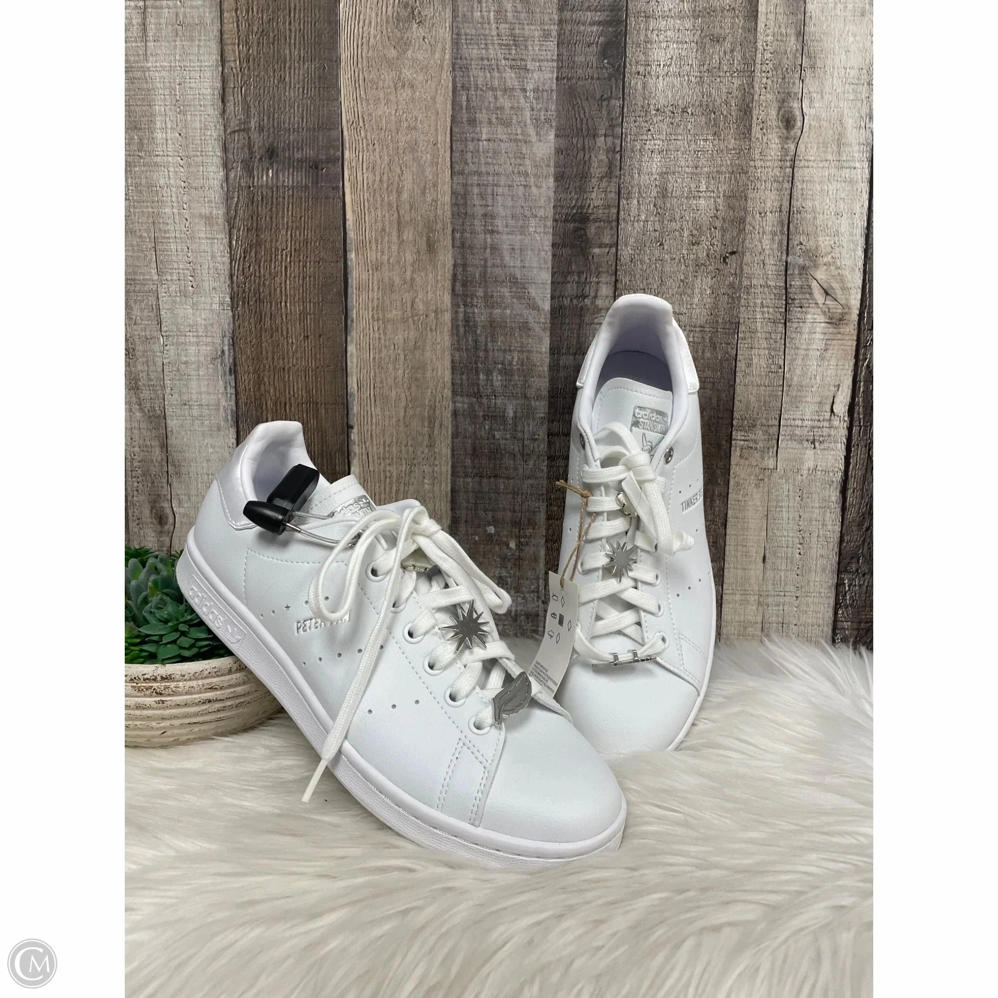 Shoes Athletic By Adidas In White, Size: 8.5 Adidas Hello Kitty Tennis Shoes