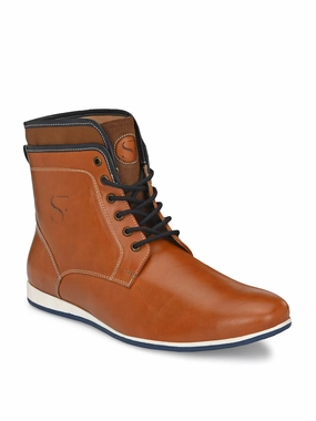 Casual Shoes Supplier Sicko Tan Casual Boots