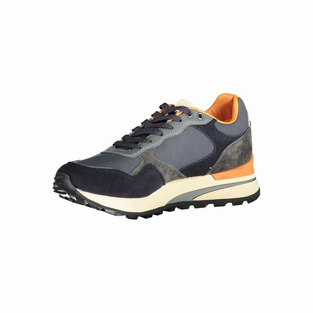 Blauer Blue Polyethylene Men Sneaker Sneakers By