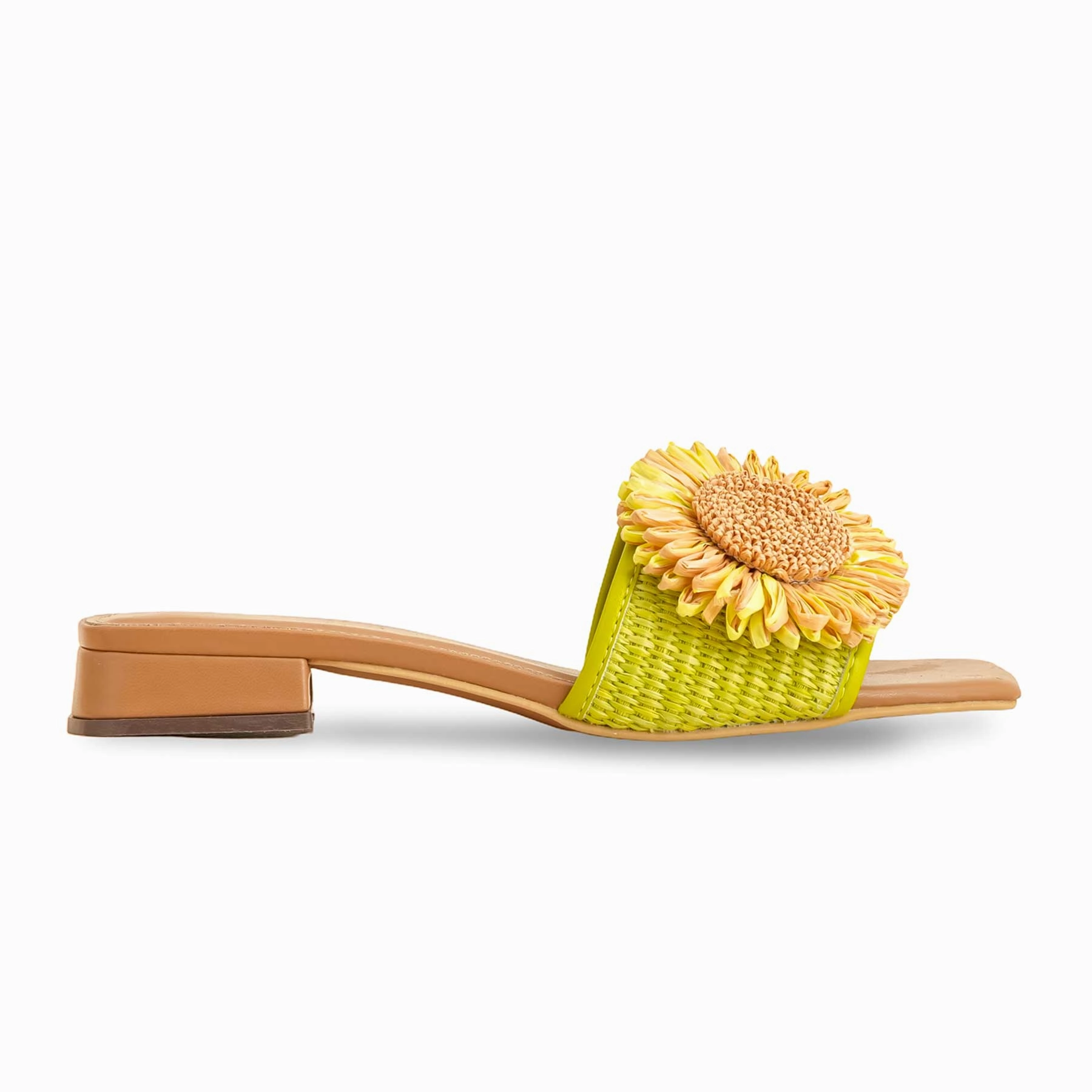 Bronax Slides Green Formal Slipper FR8357