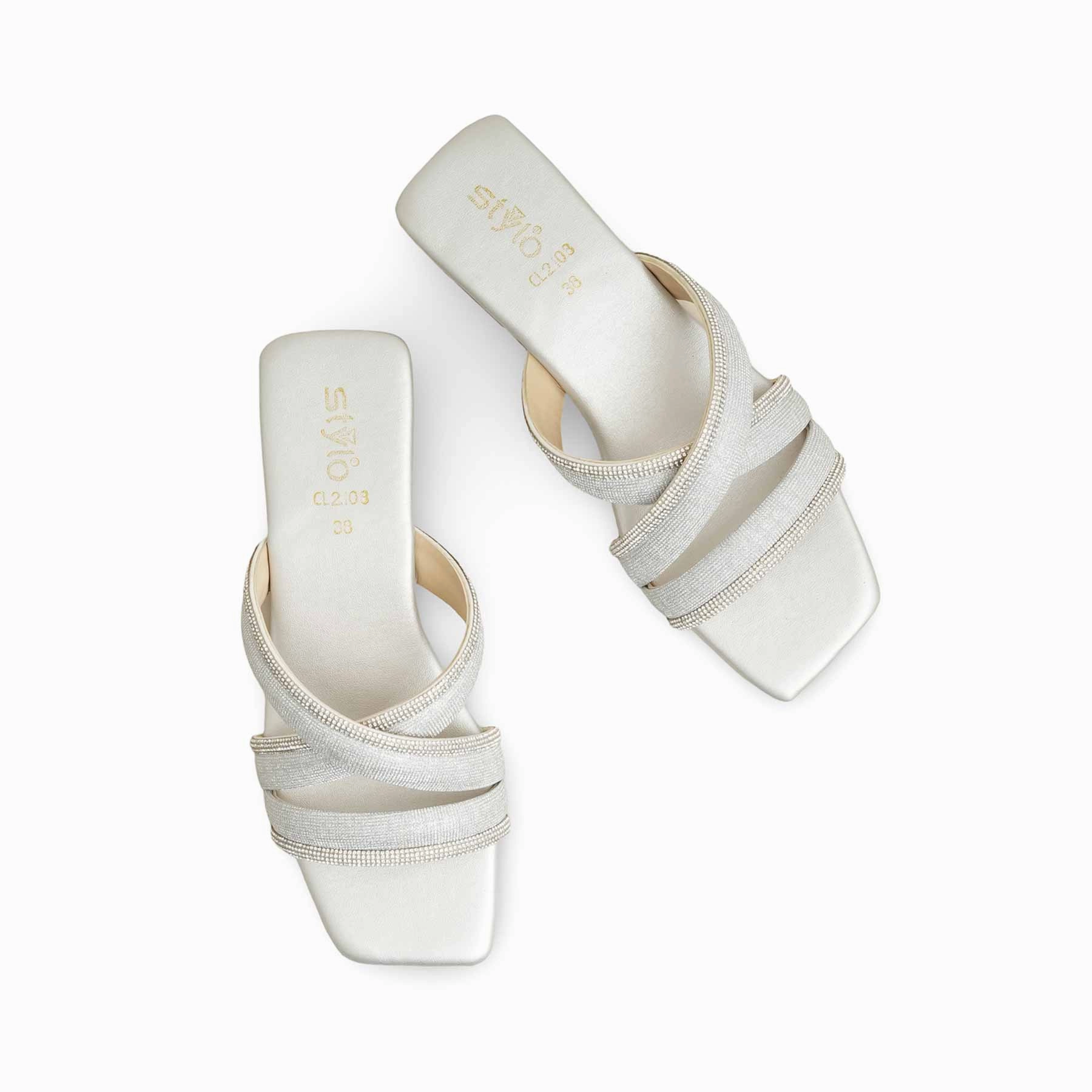 Silver Casual Slipper CL2108 Waterproof Casual Shoe