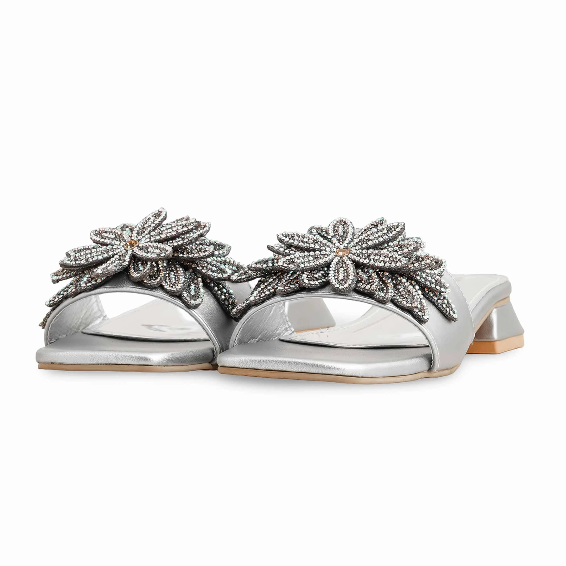 Silver Fancy Slipper FN7945 Tasman Ii Slippers
