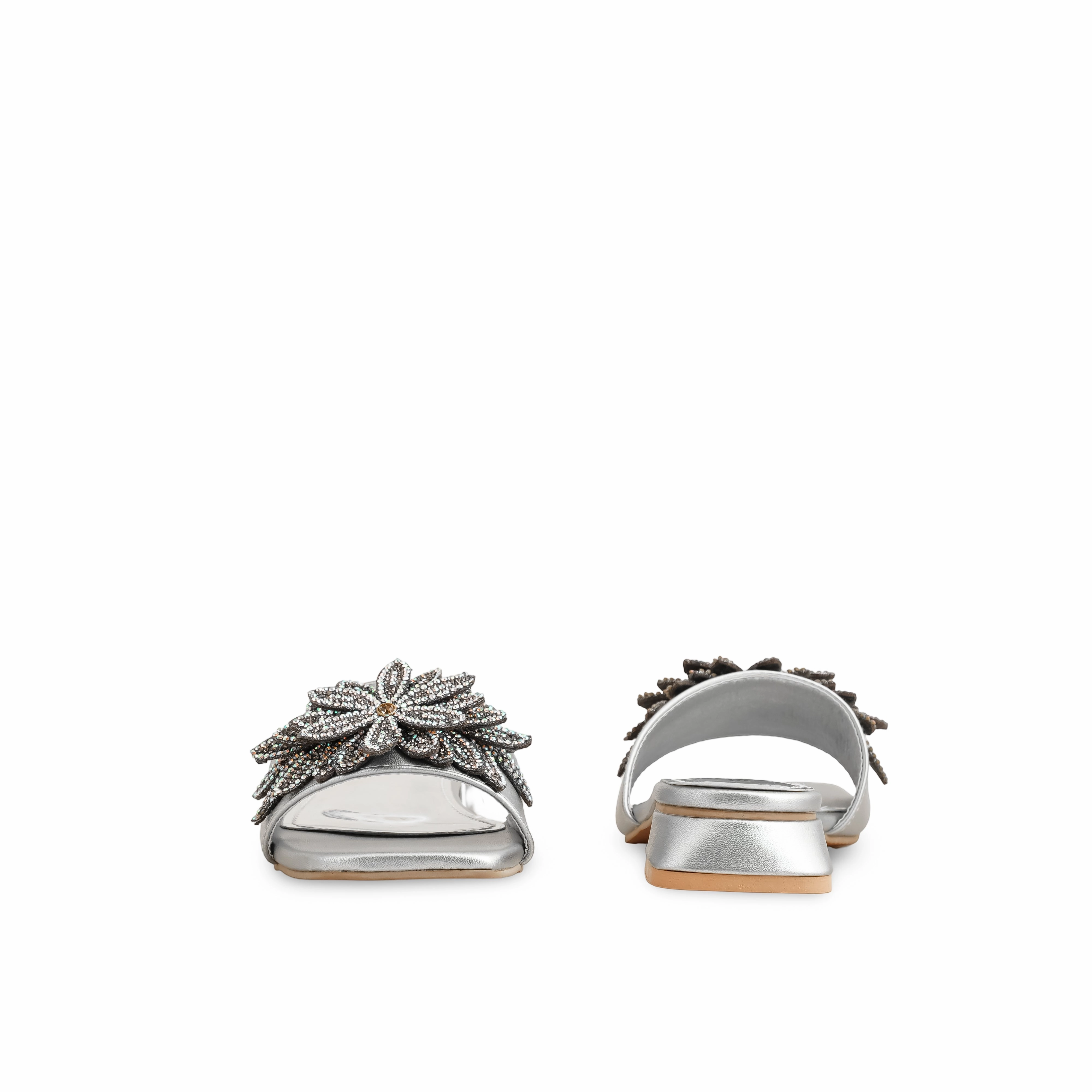 Silver Fancy Slipper FN7945 Slip Espresso