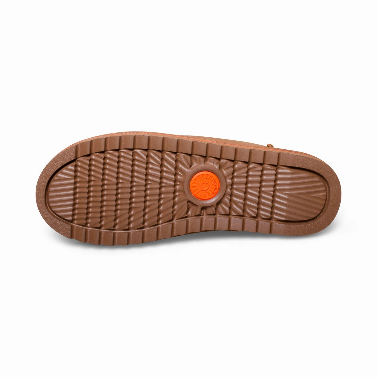 UGG Tasman Cali Wave Chestnut / Orange Soda Slippers - Men's Warm Slippers With Arch Support