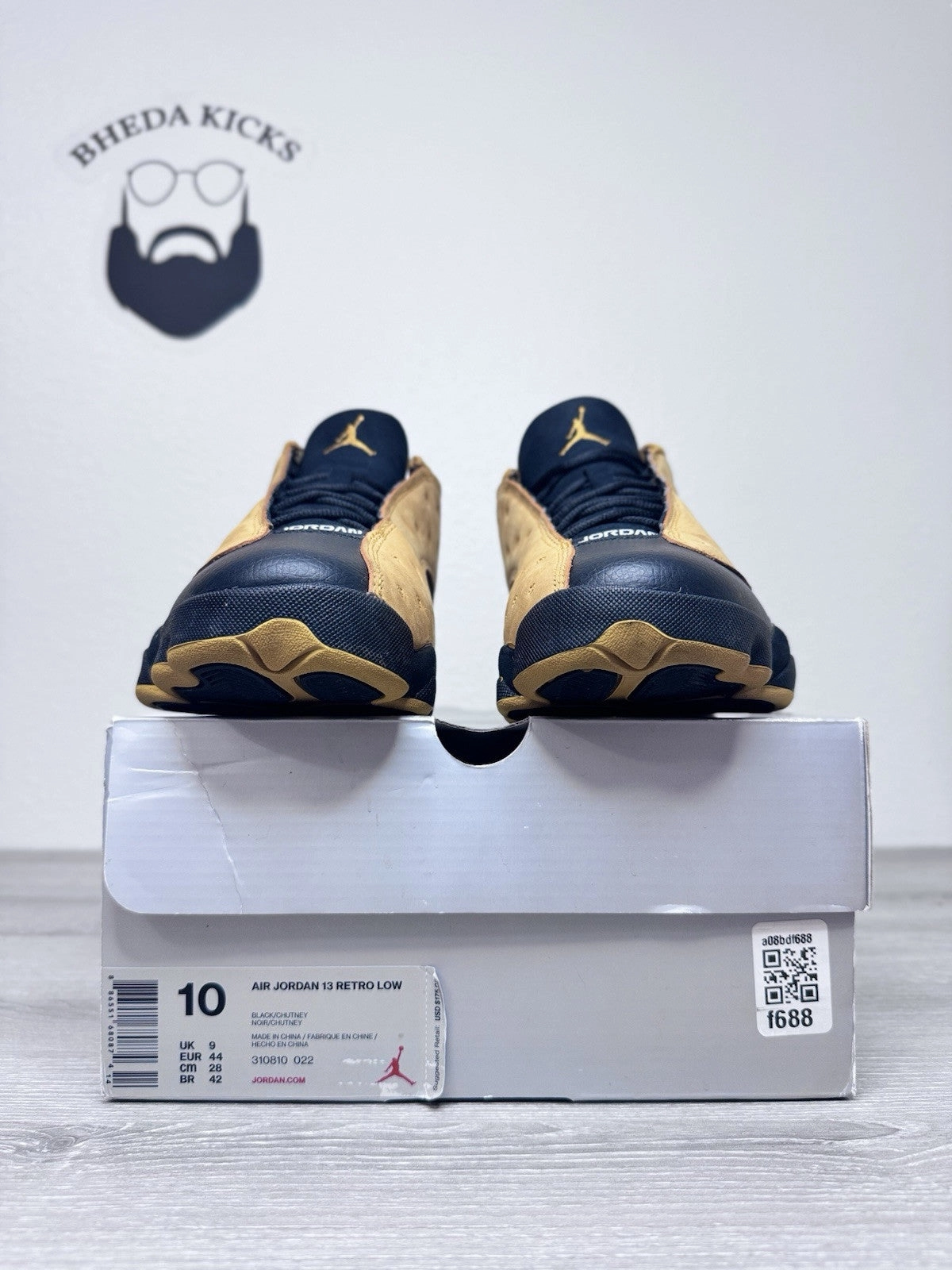 Asic Trail Shoes Size 10.5 - Nike Air Jordan 13 Low Retro Chutney (310810022) 2017 Preowned