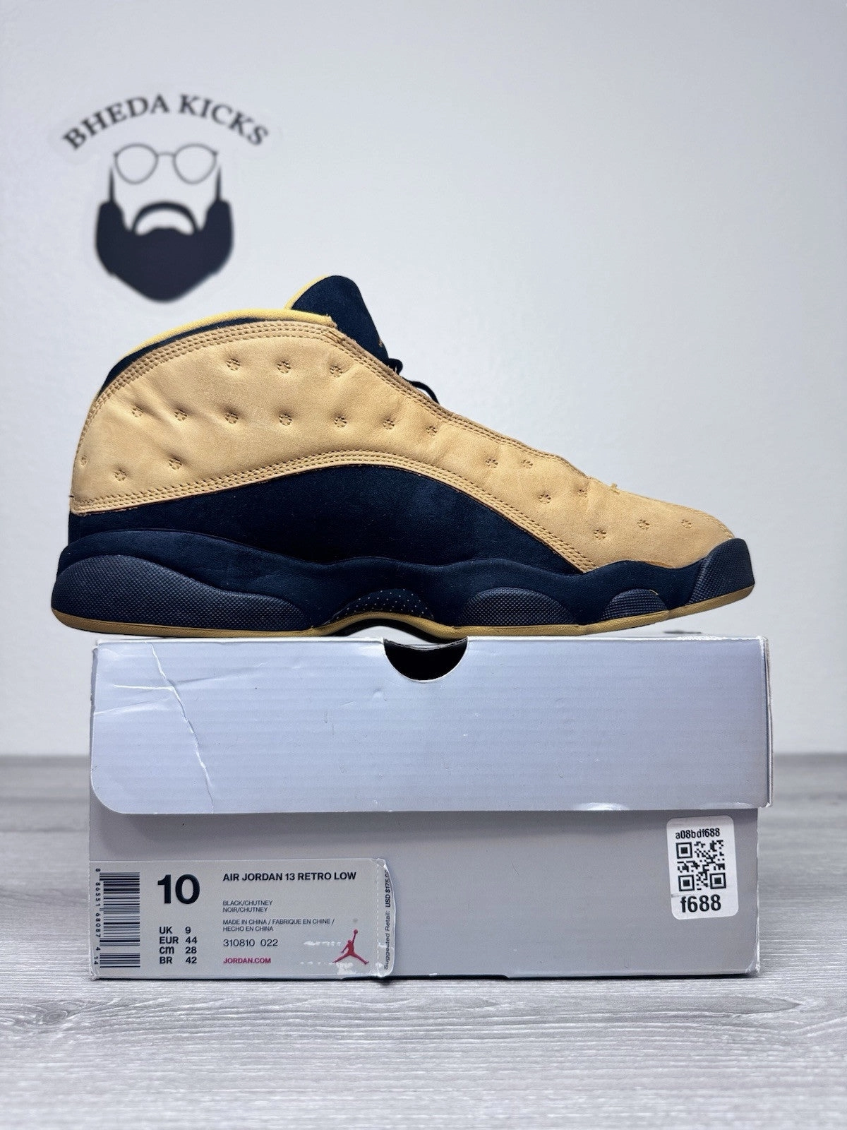 Old Model Asics Running Shoes Size 10.5 - Nike Air Jordan 13 Low Retro Chutney (310810022) 2017 Preowned