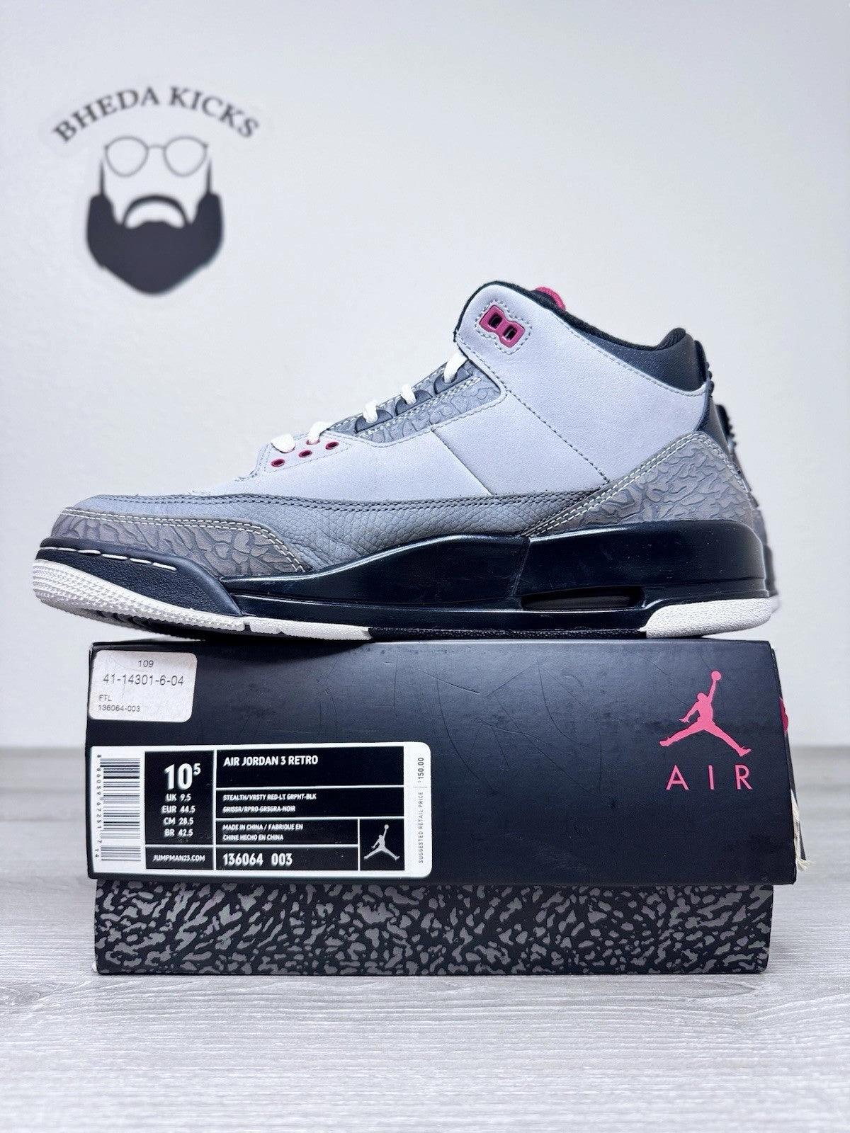 Asics Tennis Shoes With Wide Toe Box Size 10.5 - Nike Air Jordan 3 Retro Stealth 2011 Preowned 136064-003 Sneakers