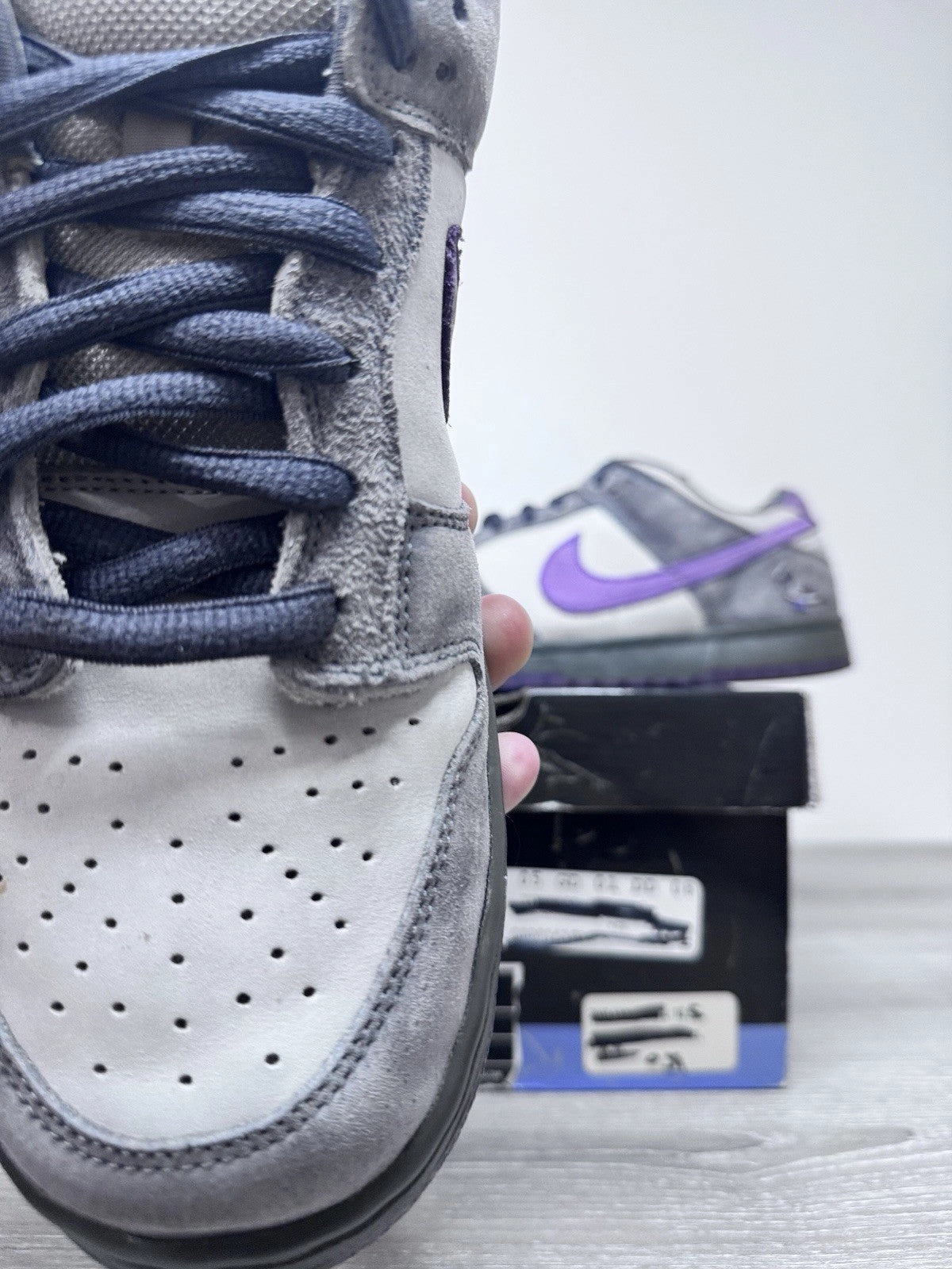 Size 10.5 - Nike SB Dunk Low Pro Purple Pigeon 2006 304292-051 Preowned Asics Shoes Pronation