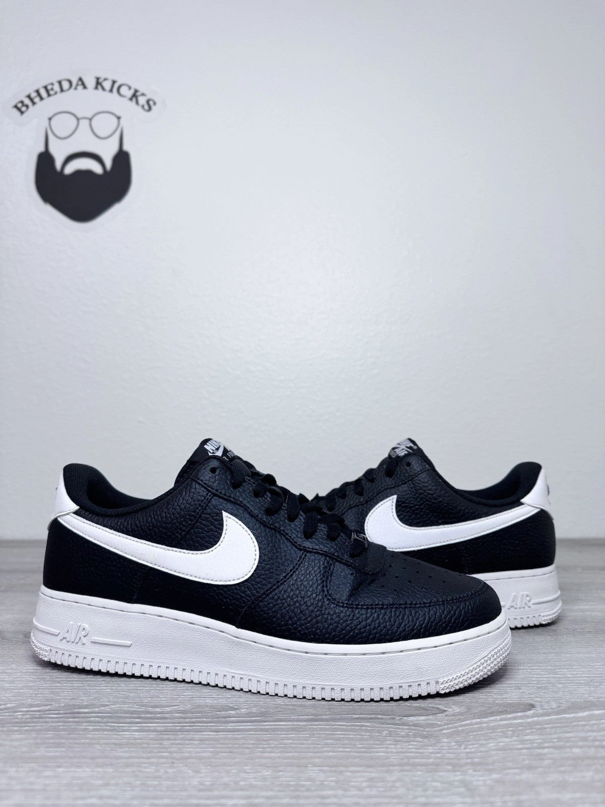 Size 10 - Nike Air Force 1 Leather Sneakers CT2302-002 Preowned Asics Japan S Sportstyle Shoes