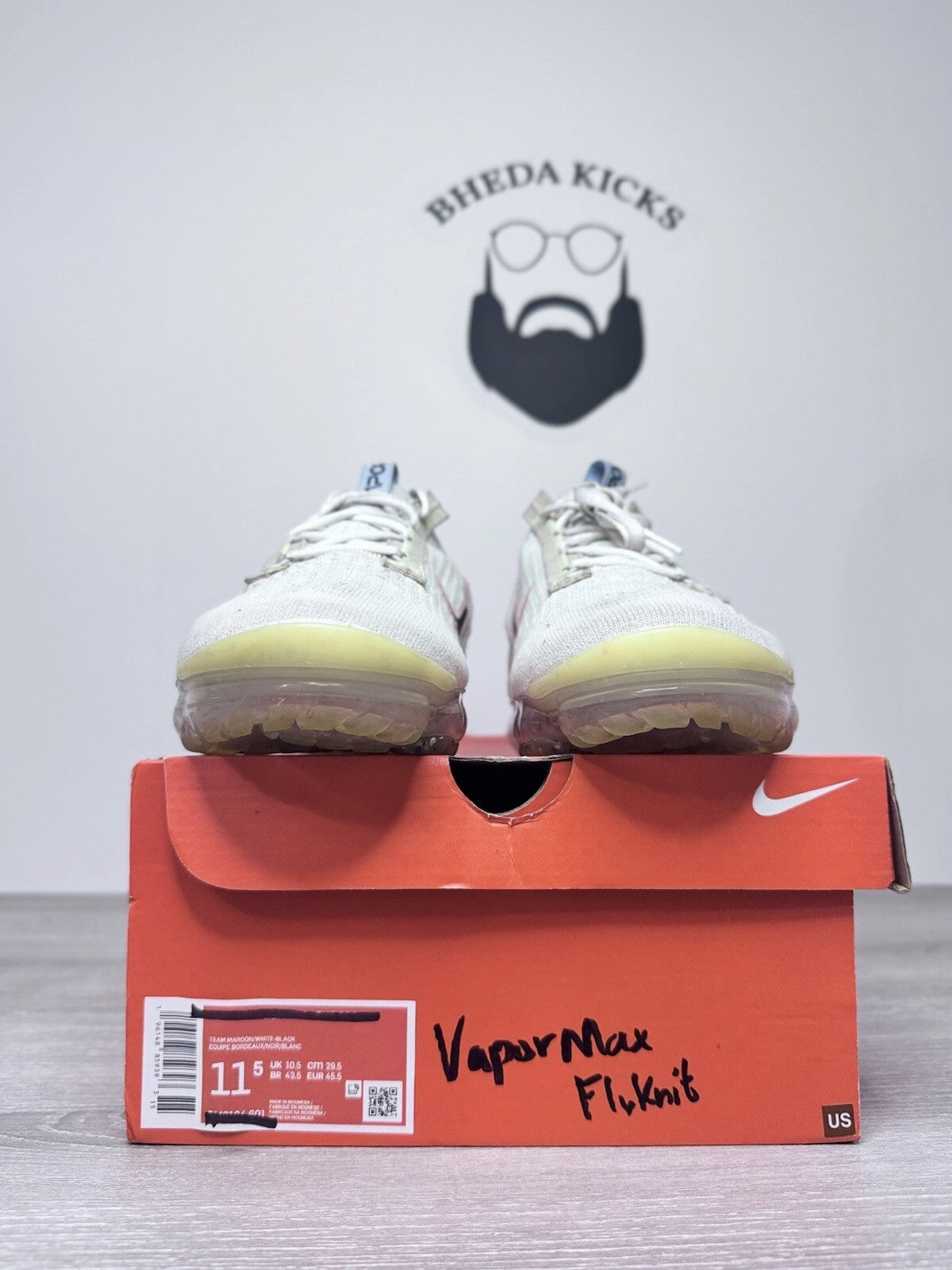 Asics Hyper Speed Shoes Size 11.5 - Nike Air VaporMax 2021 Flyknit Mismatched Swoosh Shoes DQ7633-100