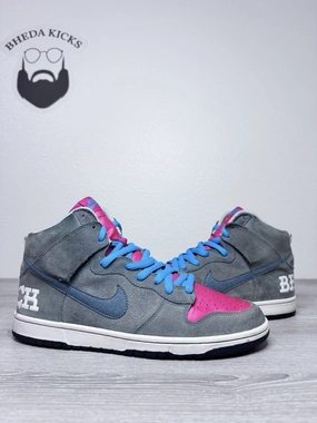 Size 11.5 - Nike Dunk Premium SB High Brain Wreck (313171-007) 2009 Preowned Asics Amplica Running Shoes