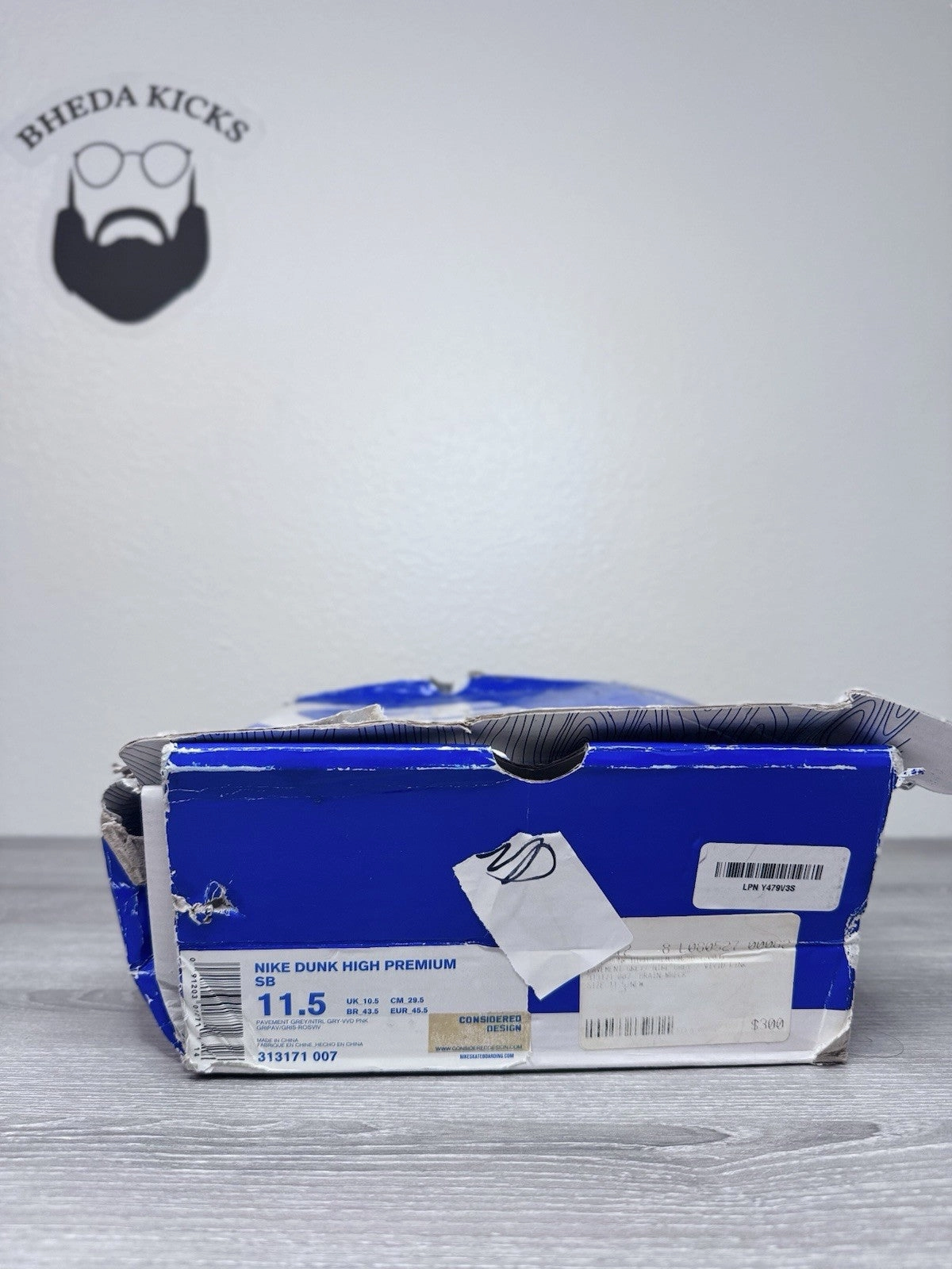 Size 11.5 - Nike Dunk Premium SB High Brain Wreck (313171-007) 2009 Preowned Wrestling Shoes Asics Jb Elite