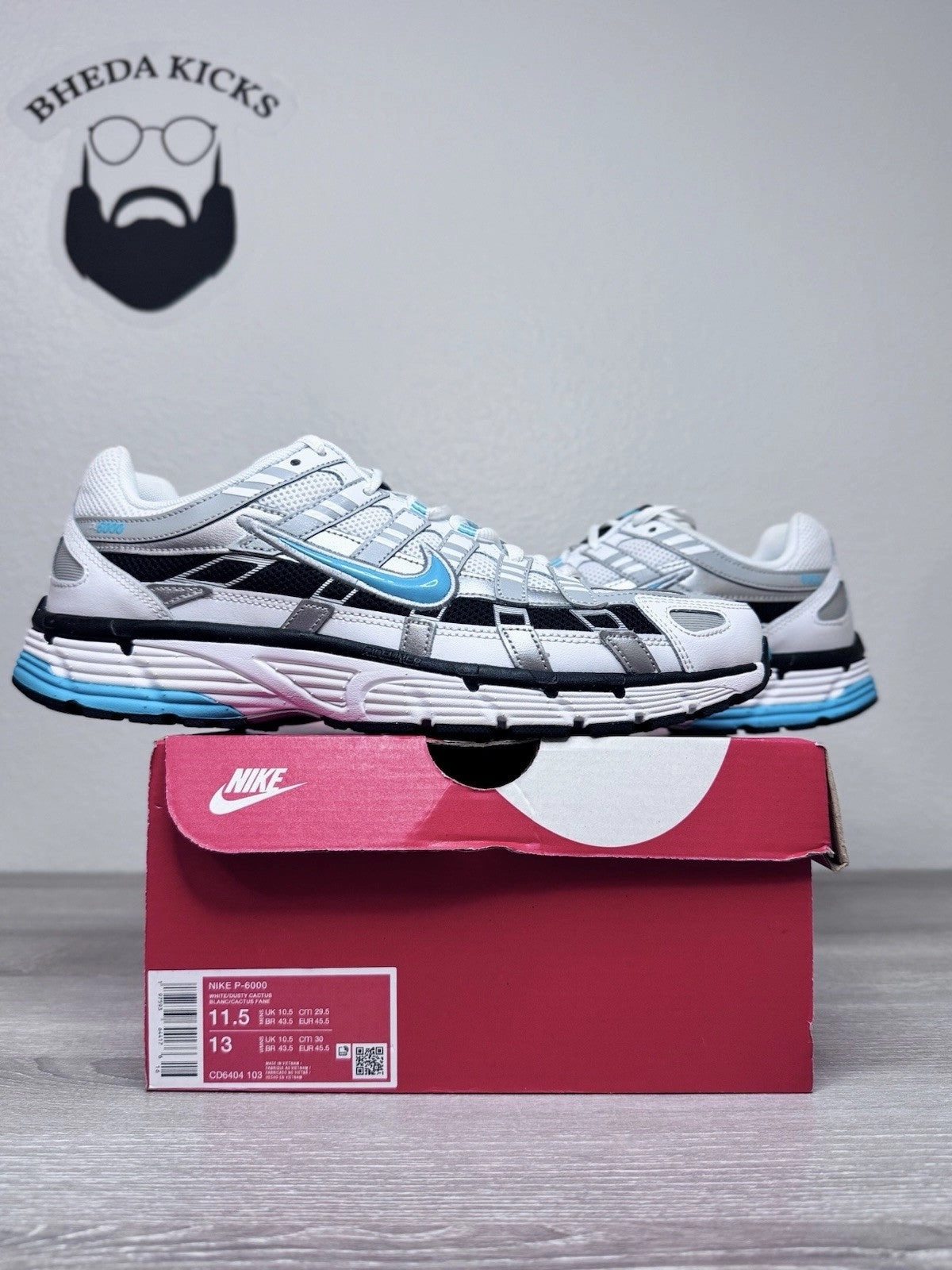 Asics 2020 Running Shoes Size 11.5 - Nike P-6000 Dusty Cactus CD6404-103 Preowned Authentic