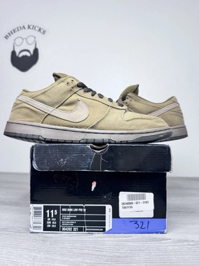 Asics Gel Cumulus 15 Running Shoes Size 11.5 - Nike SB Dunk Low Pro Sandalwood 304292-321 Preowned Rare Og