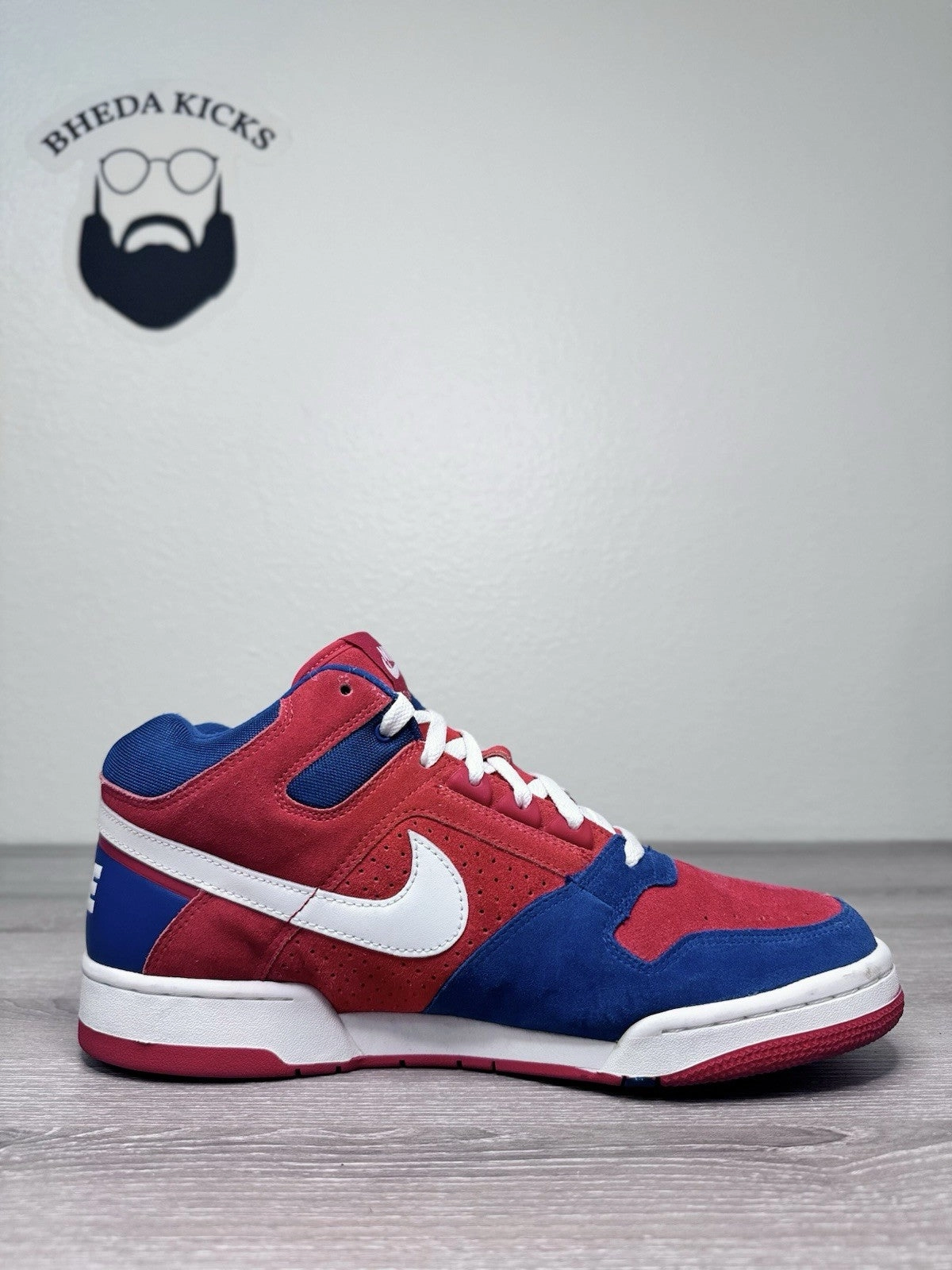 Size 11 - Nike Delta Force 3/4 LA Clippers 309041-611 2004 Release Preowned Asic Tennis Court Shoes