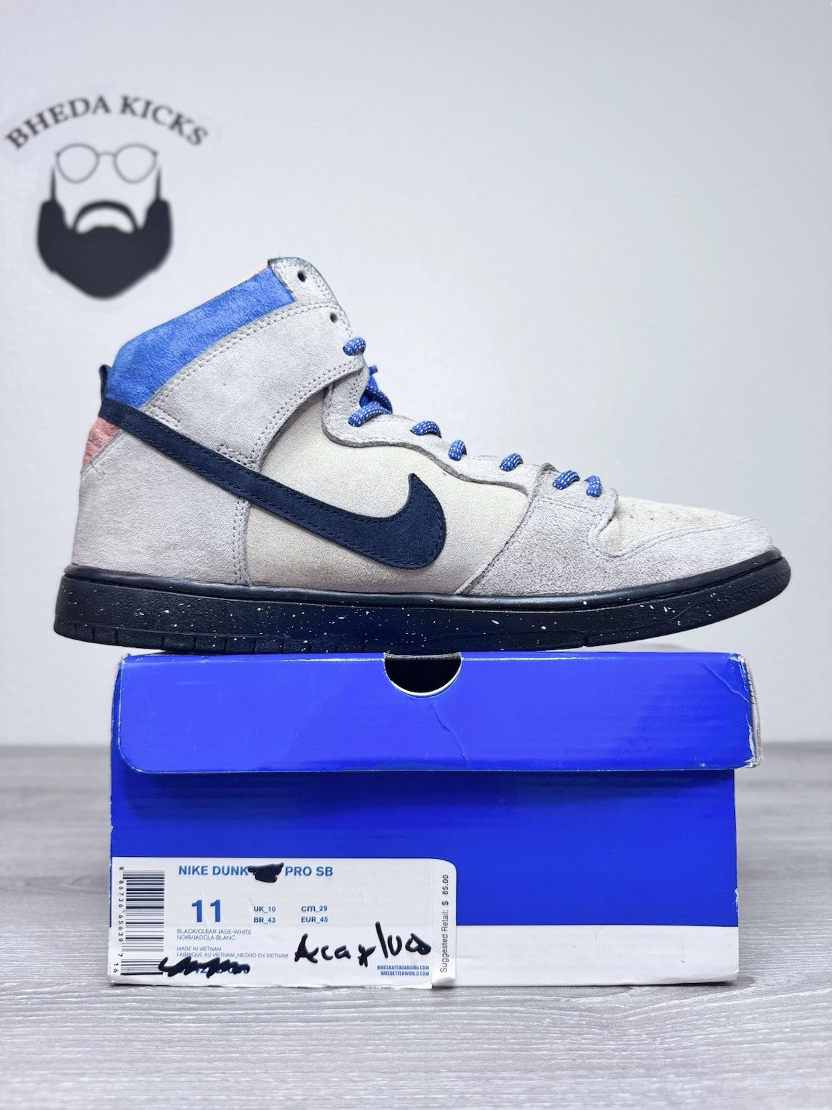 Asics Cloud Running Shoes Size 11 - Nike Dunk Premium SB High Acapulco Gold Preowned 313171-207 Authentic