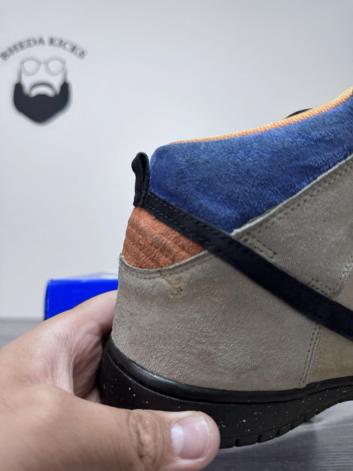 Size 11 - Nike Dunk Premium SB High Acapulco Gold Preowned 313171-207 Authentic Non Slip Asics Shoes