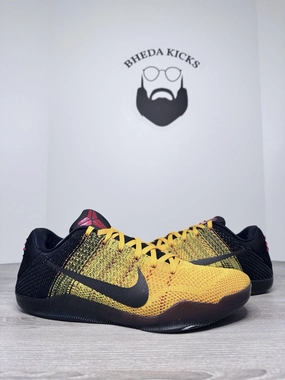 Size 12.5 - Nike Kobe 11 Elite Low Bruce Lee 822675-706 Preowned CLEAN Asics Gymnastics Shoes