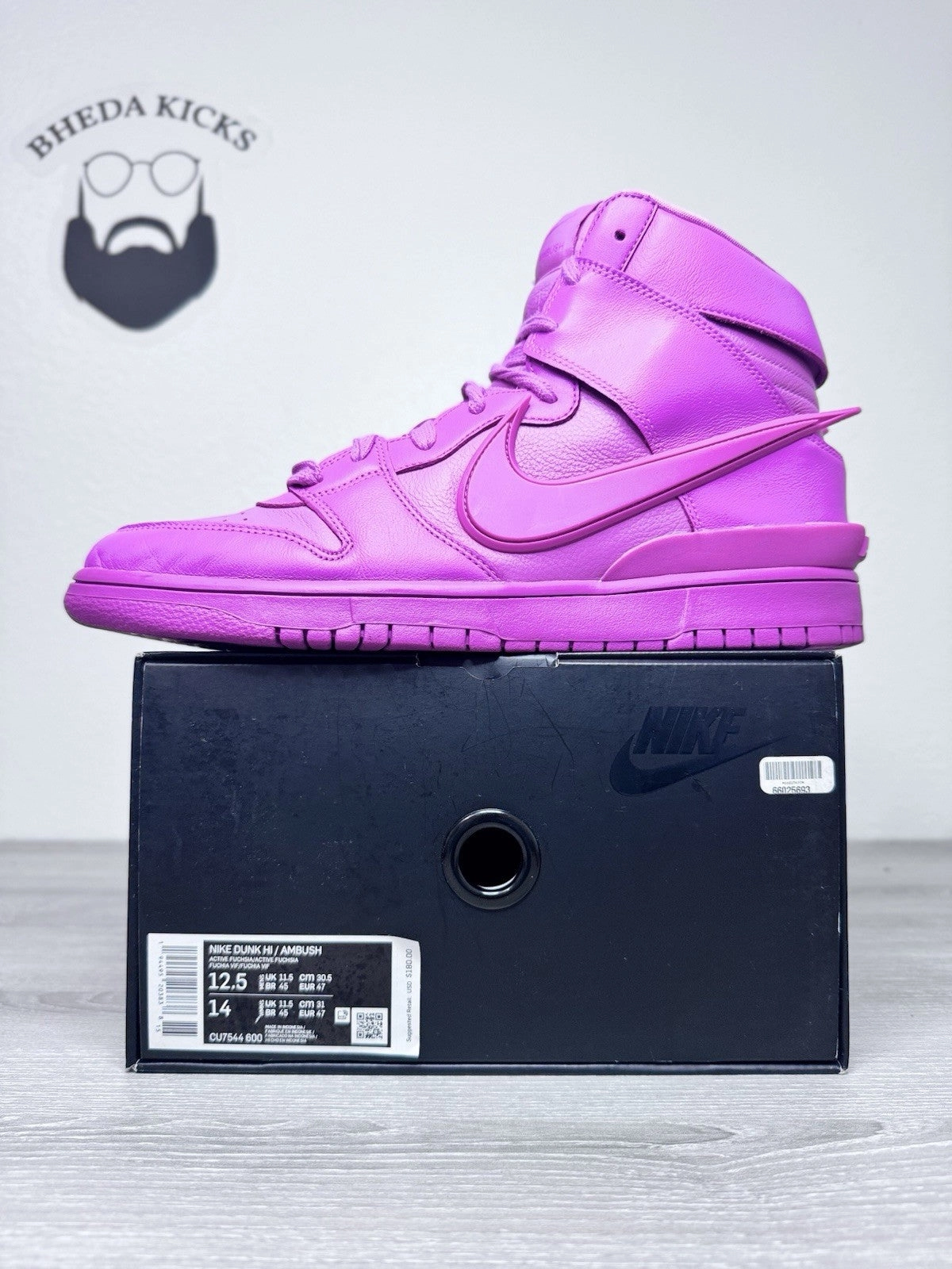 Asics Gel Kahana 8 Trail Running Shoes Size 12.5M - 2021 Nike Dunk High Ambush Active Fuchsia CU7544-600 Preowned