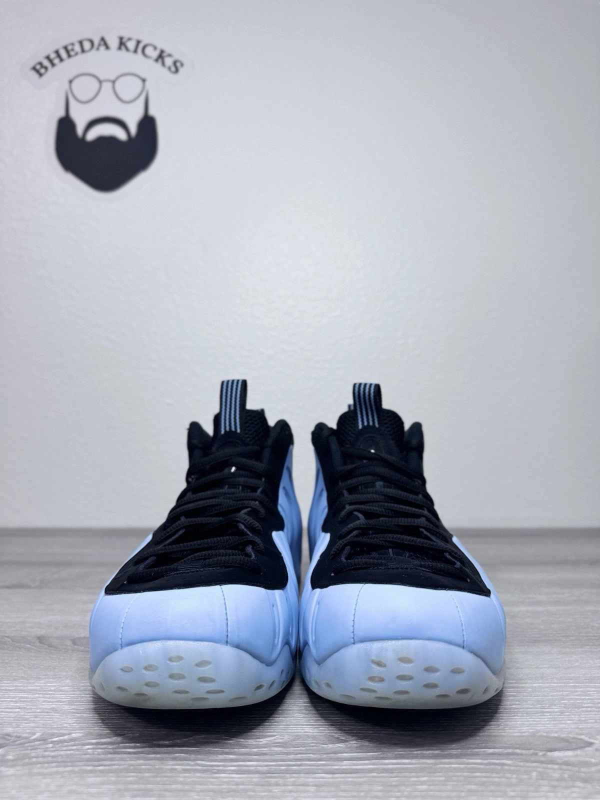 Asics Shoes No Laces Size 12 - Nike Air Foamposite One 2025 Psychic Blue HJ6014-400 Preowned