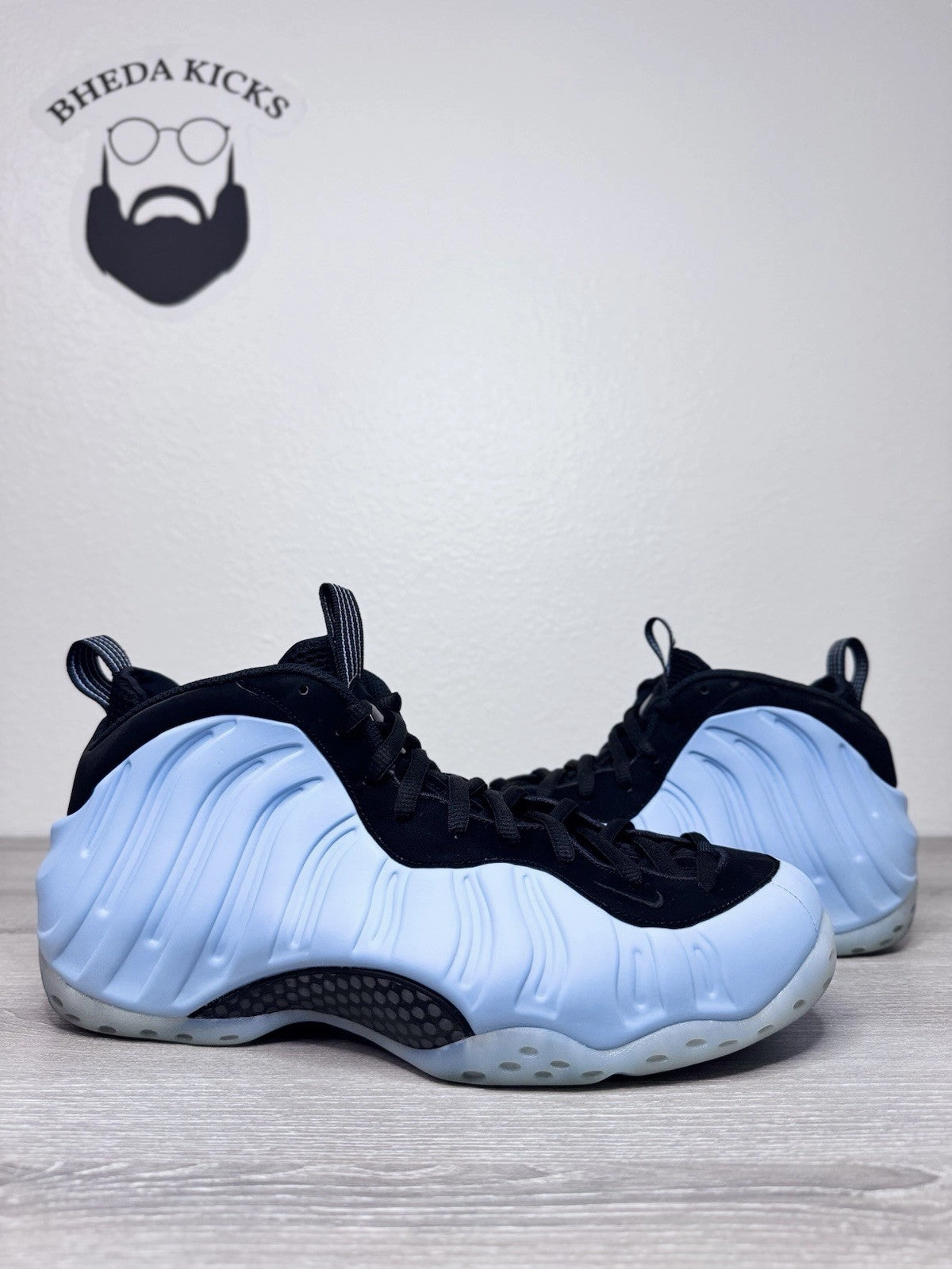 Size 12 - Nike Air Foamposite One 2025 Psychic Blue HJ6014-400 Preowned Asics Wide Tennis Shoes