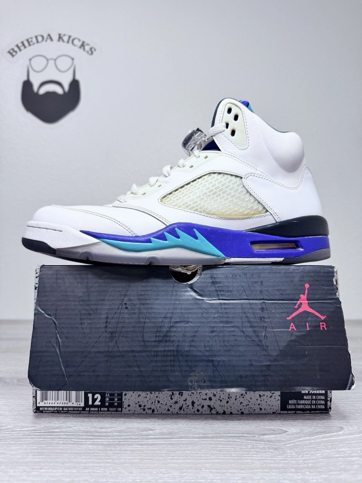 Asics Gel Ds Trainer 24 Running Shoes Size 12 - Nike Air Jordan 5 Retro Grape 2013 White Purple Black 136027-108