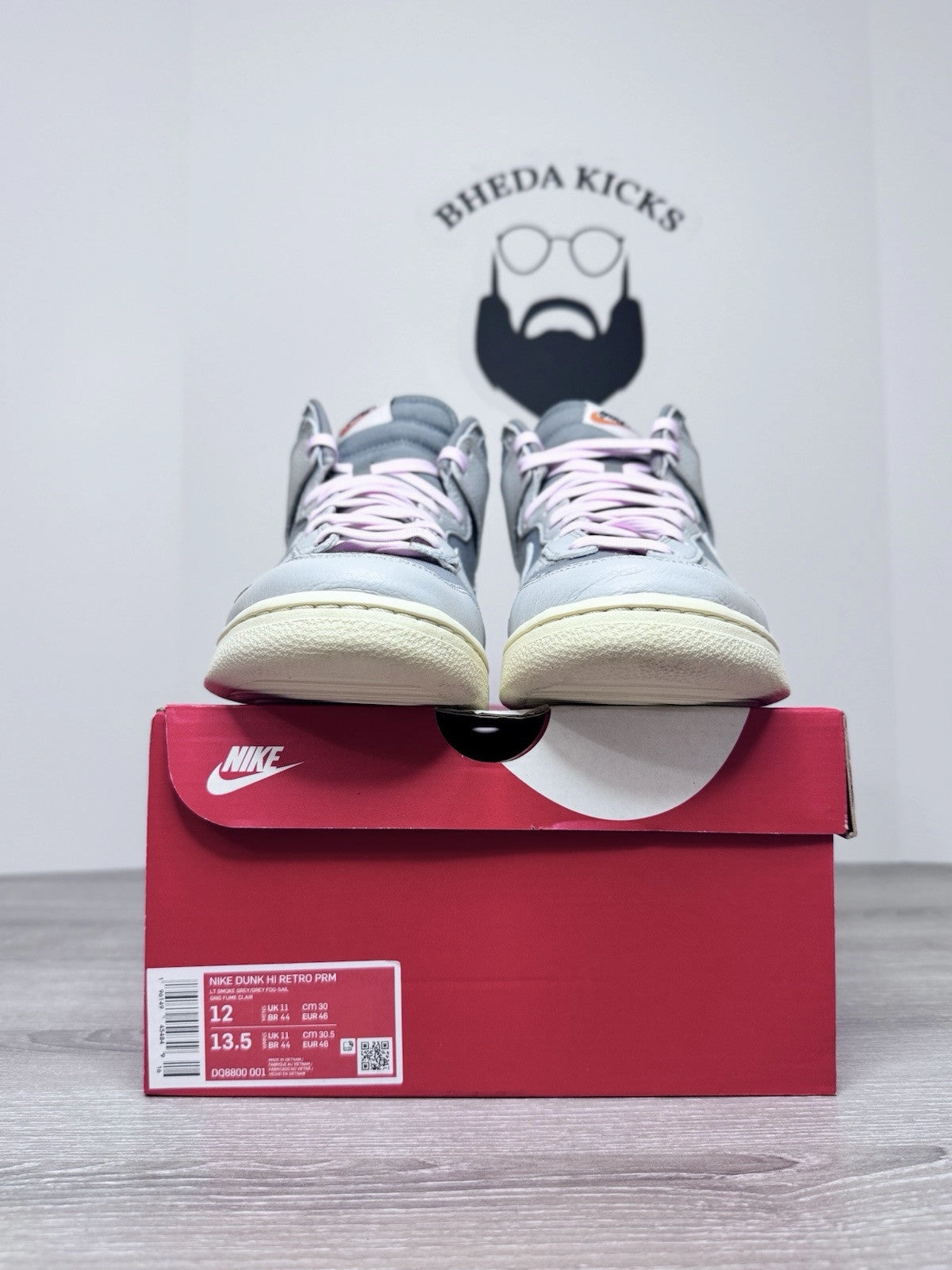 Asics Shoe Types Explained Size 12 - Nike Dunk High Premium Certified Fresh Particle Grey Sail DQ8800-001