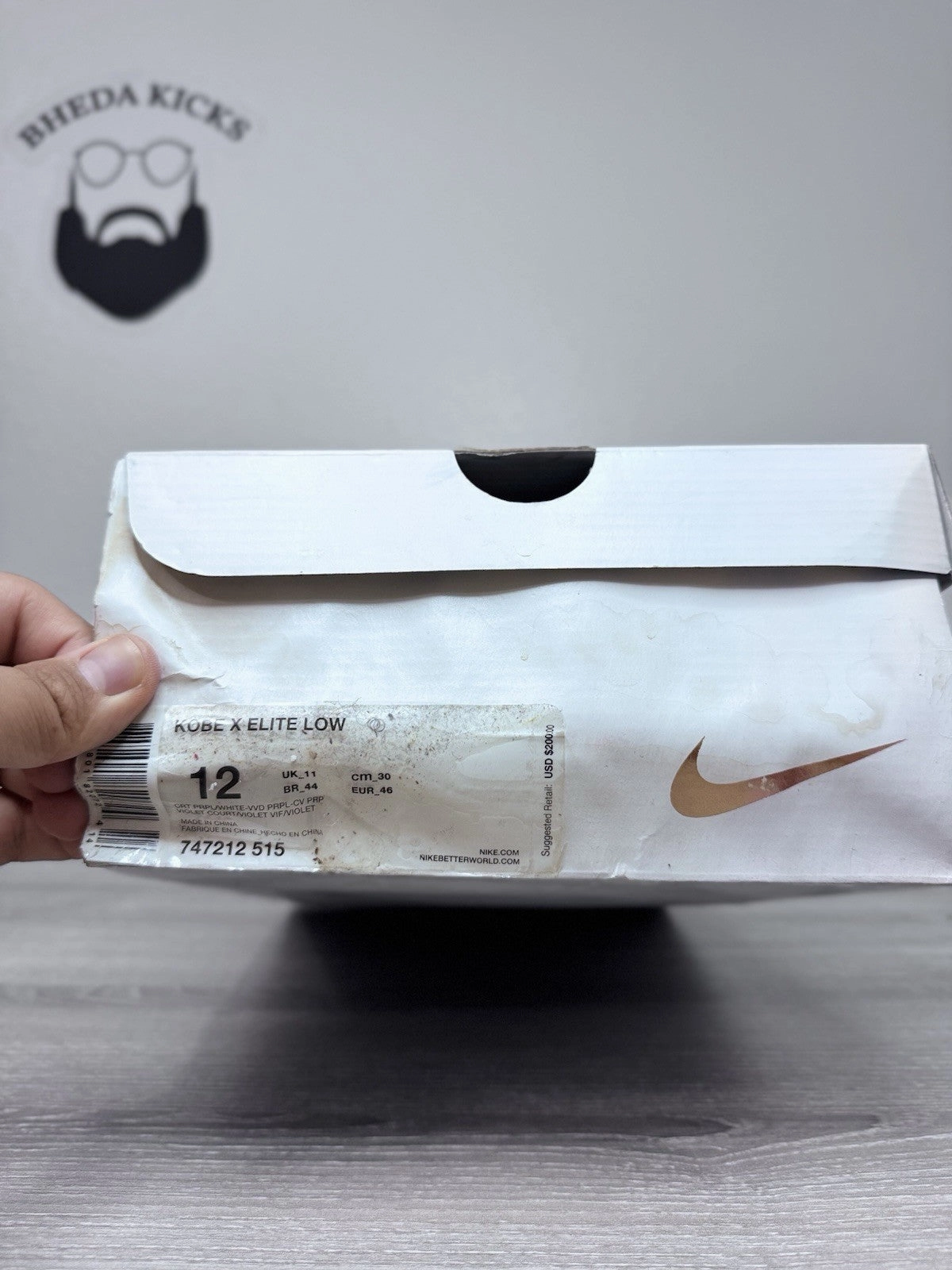 Size 12 - Nike Kobe 10 Elite Low Draft Pick 2015 Purple Yellow Opening Night Asics Wide Toe Box Walking Shoes