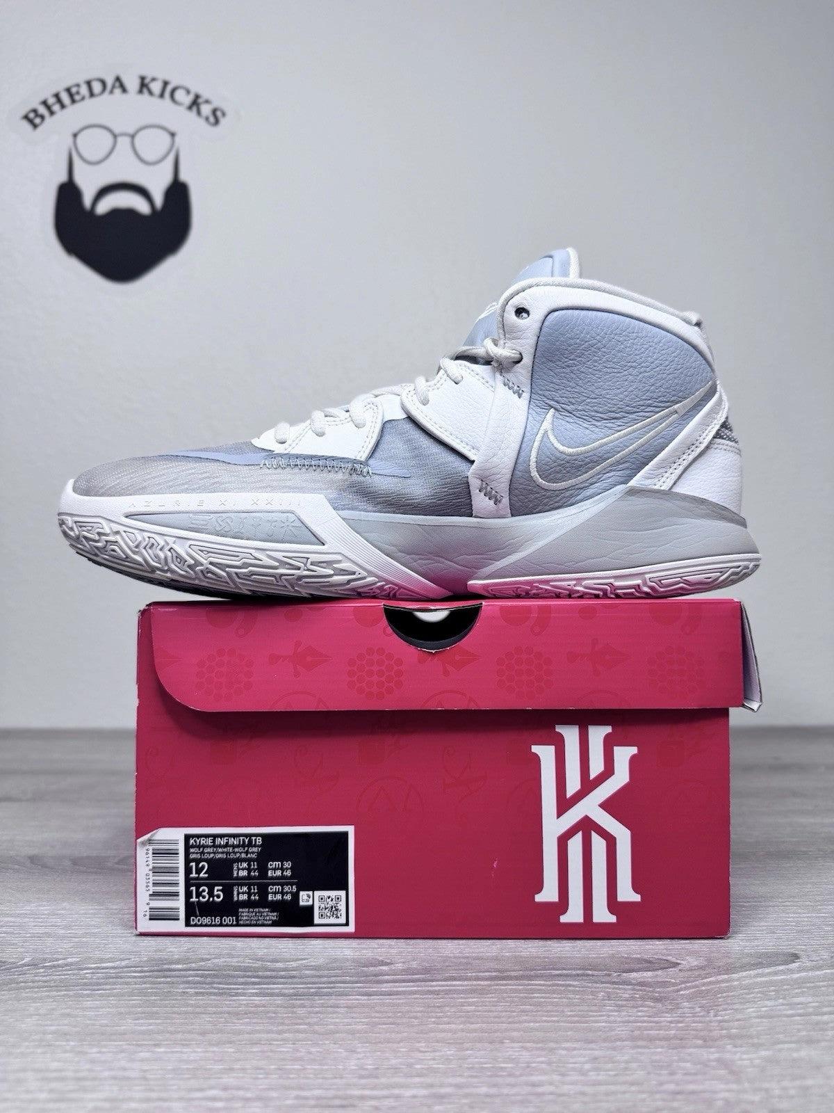 Best Selling Asics Running Shoes Size 12 - Nike Men's Kyrie Infinity Basketball Black White DO9616-001 Shoes