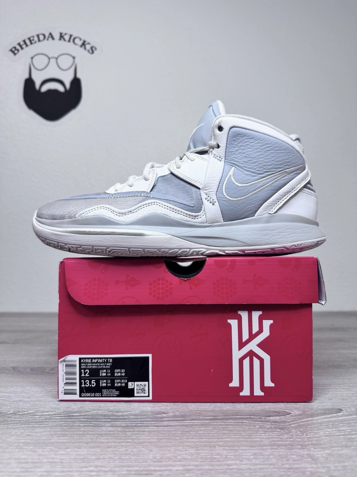 Weight Of Asics Running Shoes Size 12 - Nike Men's Kyrie Infinity Basketball Black White DO9616-001 Shoes