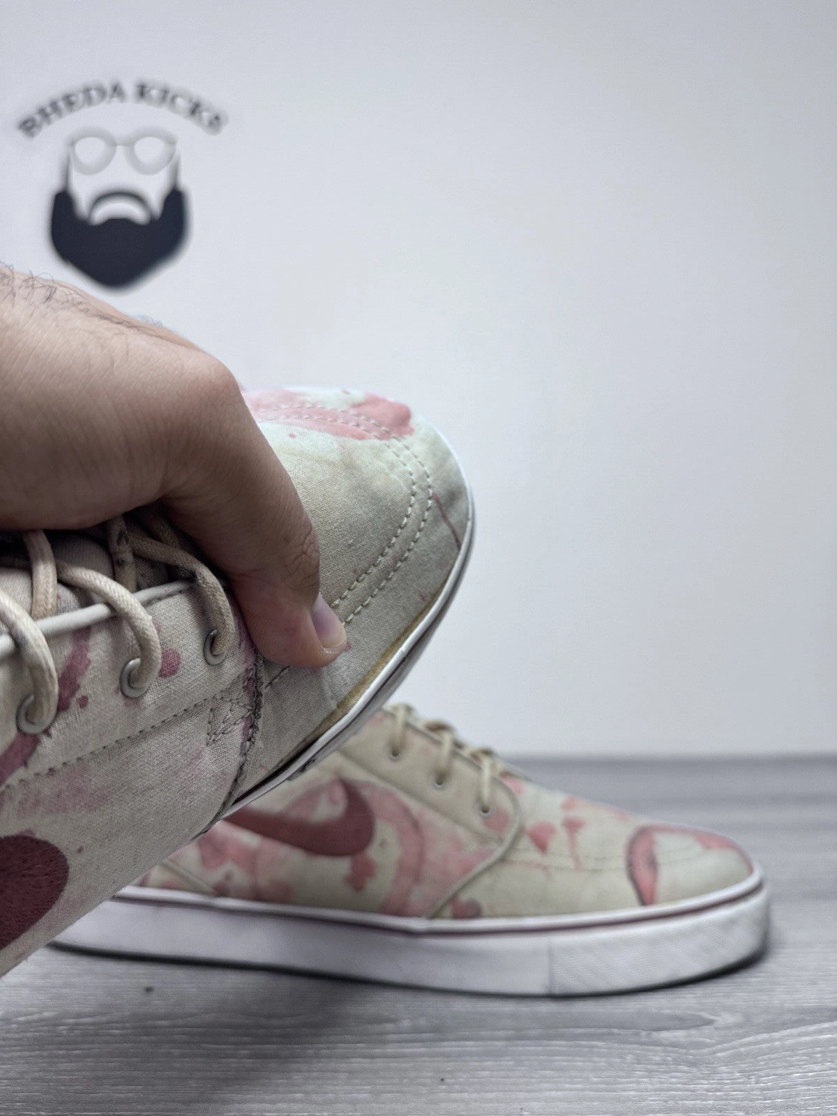 Asics Metarun Shoes Size 12 - Nike SB Zoom Stefan Janoski Wino Blood Splatter 333824-102 Preowned