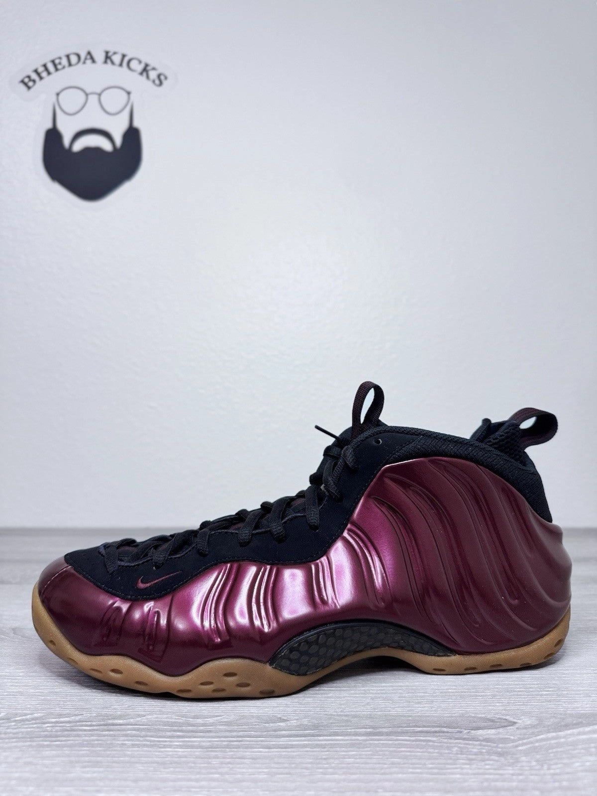 Size 13 - Nike Air Foamposite One 'Night Maroon' 314996-601 Preowned Authentic White Asics Shoes