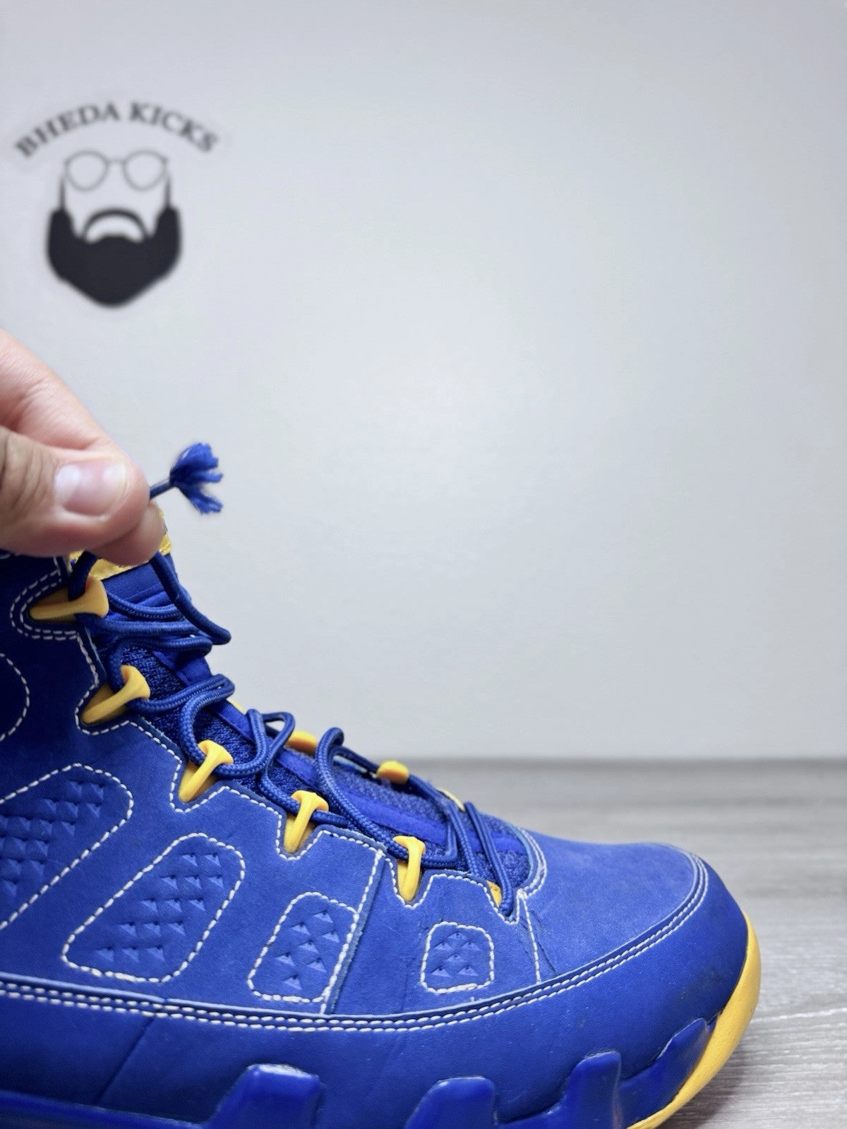 Asics 10k Shoes Size 13 - Nike Air Jordan 9 Retro Calvin Bailey 2012 302370-445 Mens Preowned